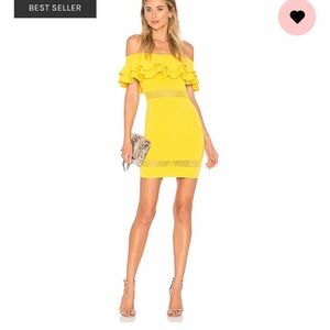 Knit yellow dress